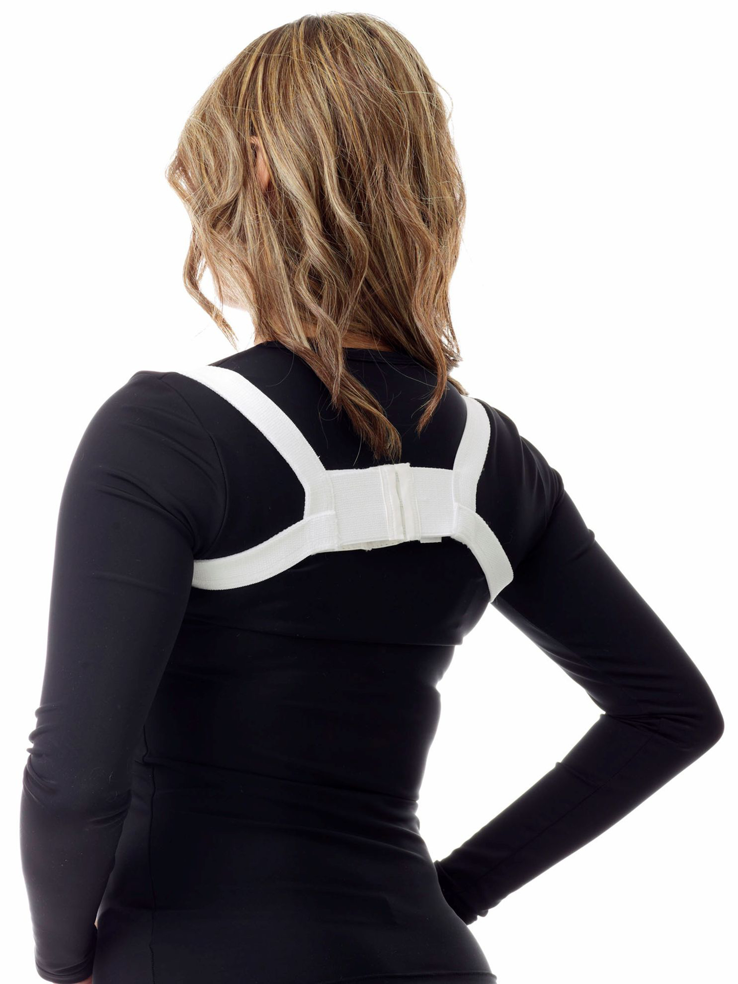 Underworks Post Delivery Abdominal Binder 9-inch with Velcro Closure -  White - S