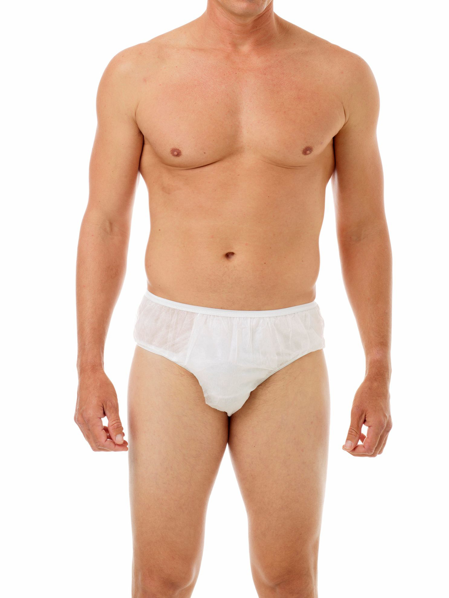Mens Disposable 100% Cotton Underwear - For Travel- Hospital Stays