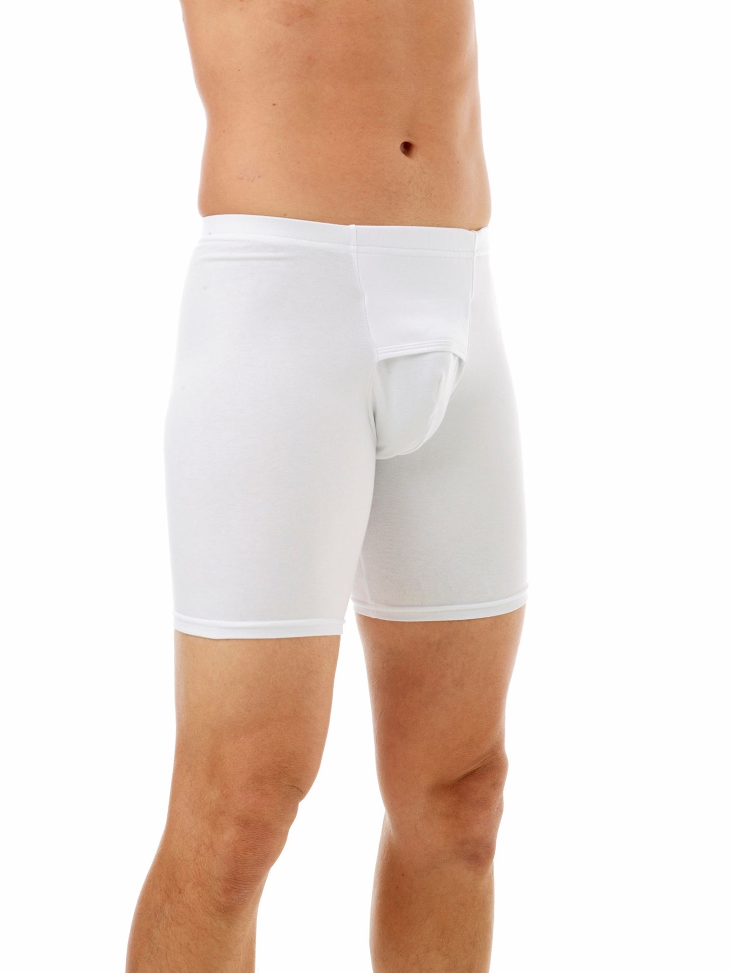 Underworks Women's Cotton Spandex Boxers Bloomers Boyleg Panties 3-Pack  Small White at  Women's Clothing store: Athletic Underwear