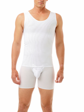 Mens Compression Bodysuit Shaper - Girdle for Gynecomastia Belly Fat and  Thighs, No Rear Zipper