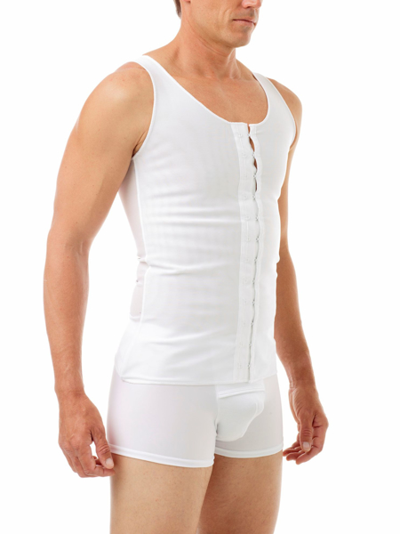 Power Compression Post Surgical Vest Men Compression Shirts Girdles Chest Binders Hernia 5088