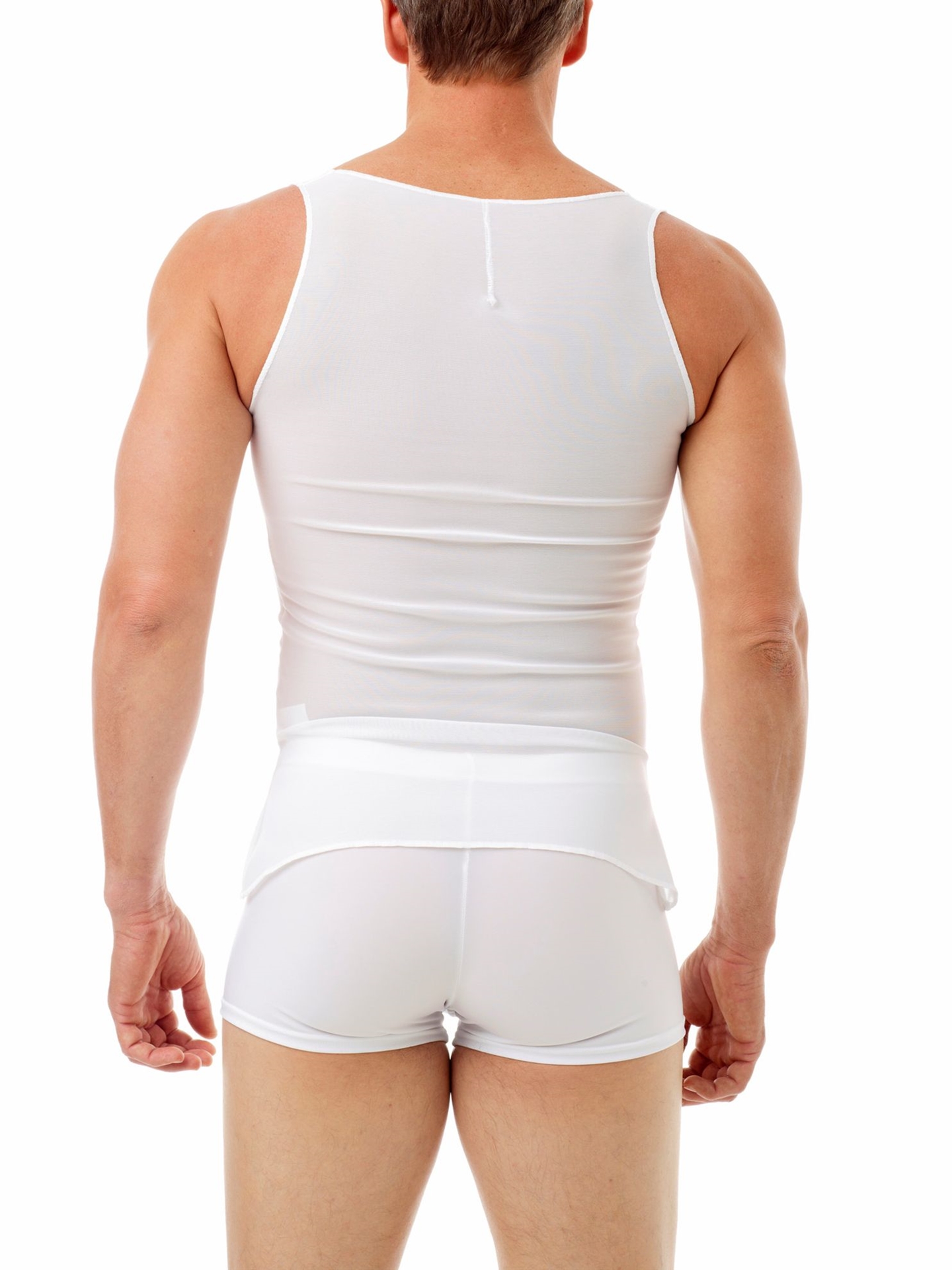 Post OP Gynecomastia Surgery Garment, Chest Compression Male Vest (S11 BG M)