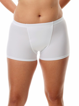 Women's Disposable Underwear for Travel-Hospital Stays- 100% Cotton Panties  White(10pk)