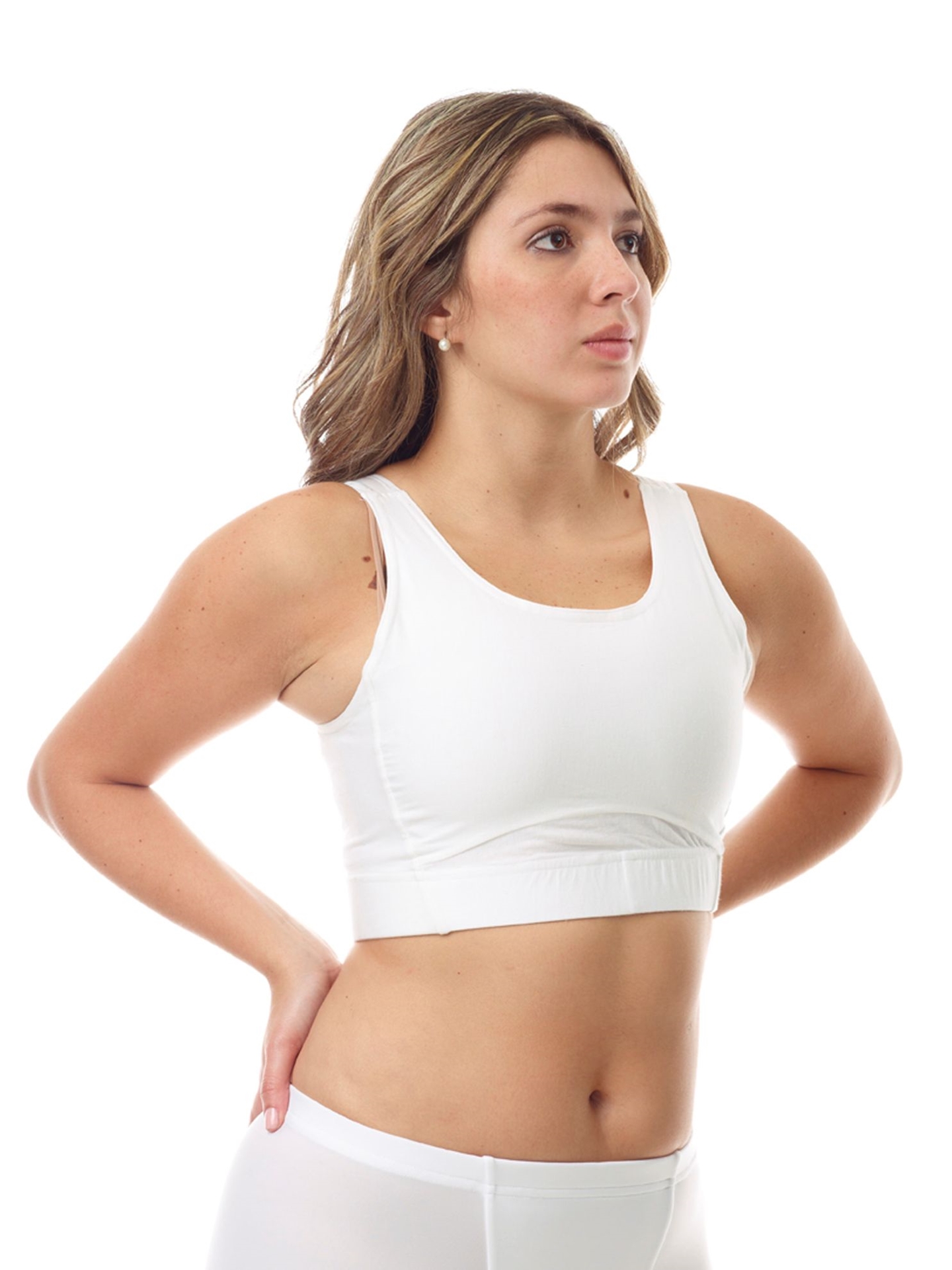Lesbian Vest Strengthen Flat Chest Breast Binder Shapewear Cosplay Bra Tank  Tops