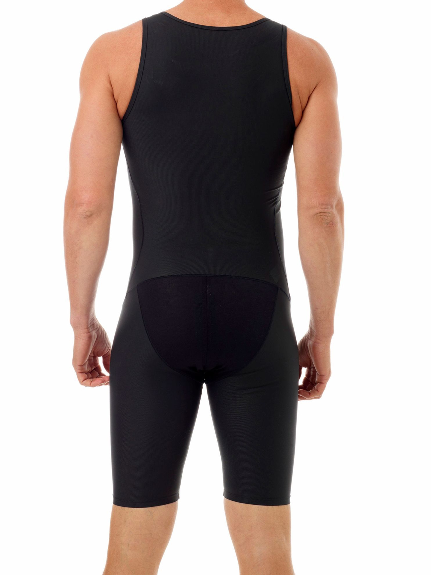  New Large Men's Tight with Three Buttons for and Body Shaping  Top Waist Girdle Chest Girdle Compression (Black, M) : Clothing, Shoes &  Jewelry