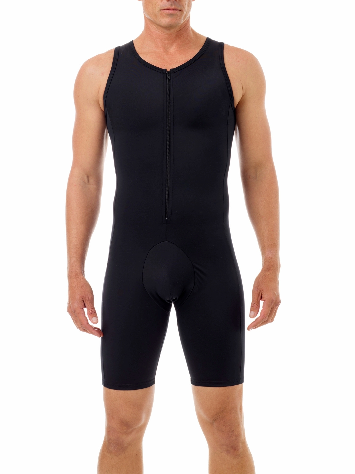 Underworks Mens Concealer Compression Swimsuit - Black - S