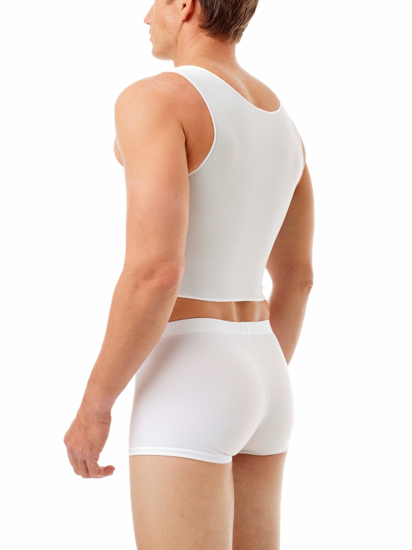 New 2023 Men's Plastic Chest Vest Corset Chest Flat Chest Bandage Tight  Body Shaper Underwear