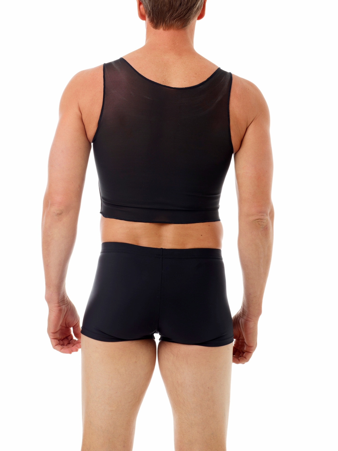Linyer Tank Top Back Elastic Breathable Chest Binder Skidproof