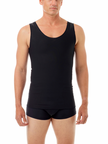 The Cotton Lined Power Chest Binder Tank. Men Compression Shirts ...