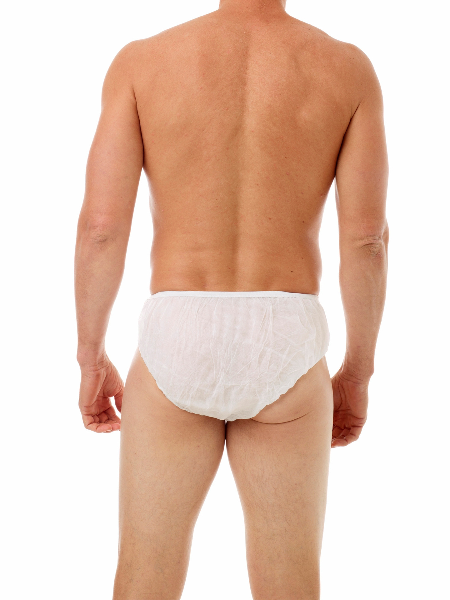 Underworks Mens Disposable 100% Cotton Underwear For Travel - Hospital  Stays - Emergencies - 10pk - White - S