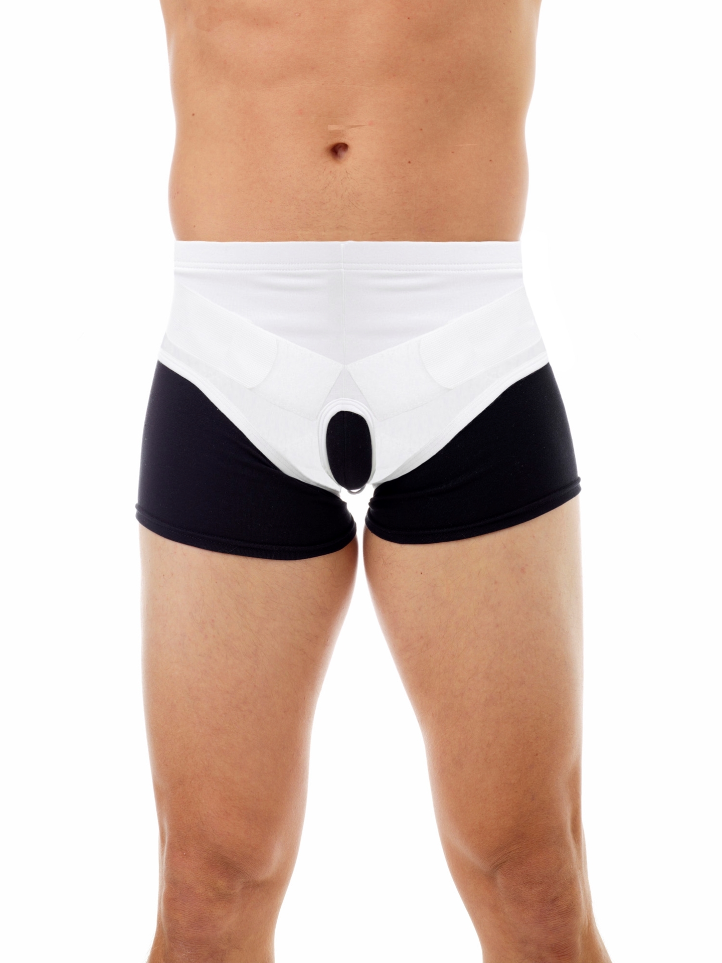 Underworks Unisex Inguinal Hernia Cotton Comfort Support Brace - Single or  Double - White - S