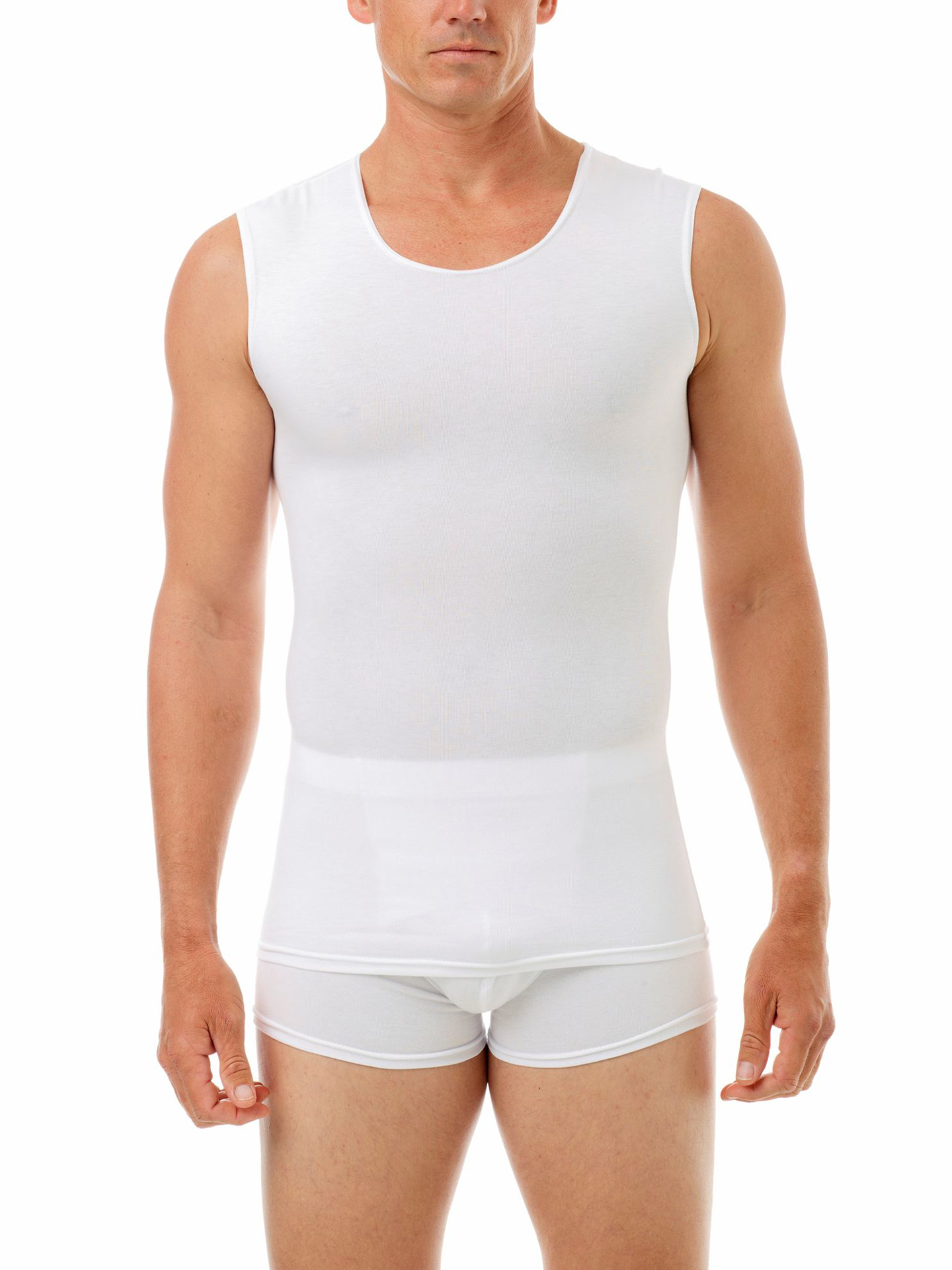 Cotton Spandex Muscle Shirt | Men's Compression Garments | Underworks