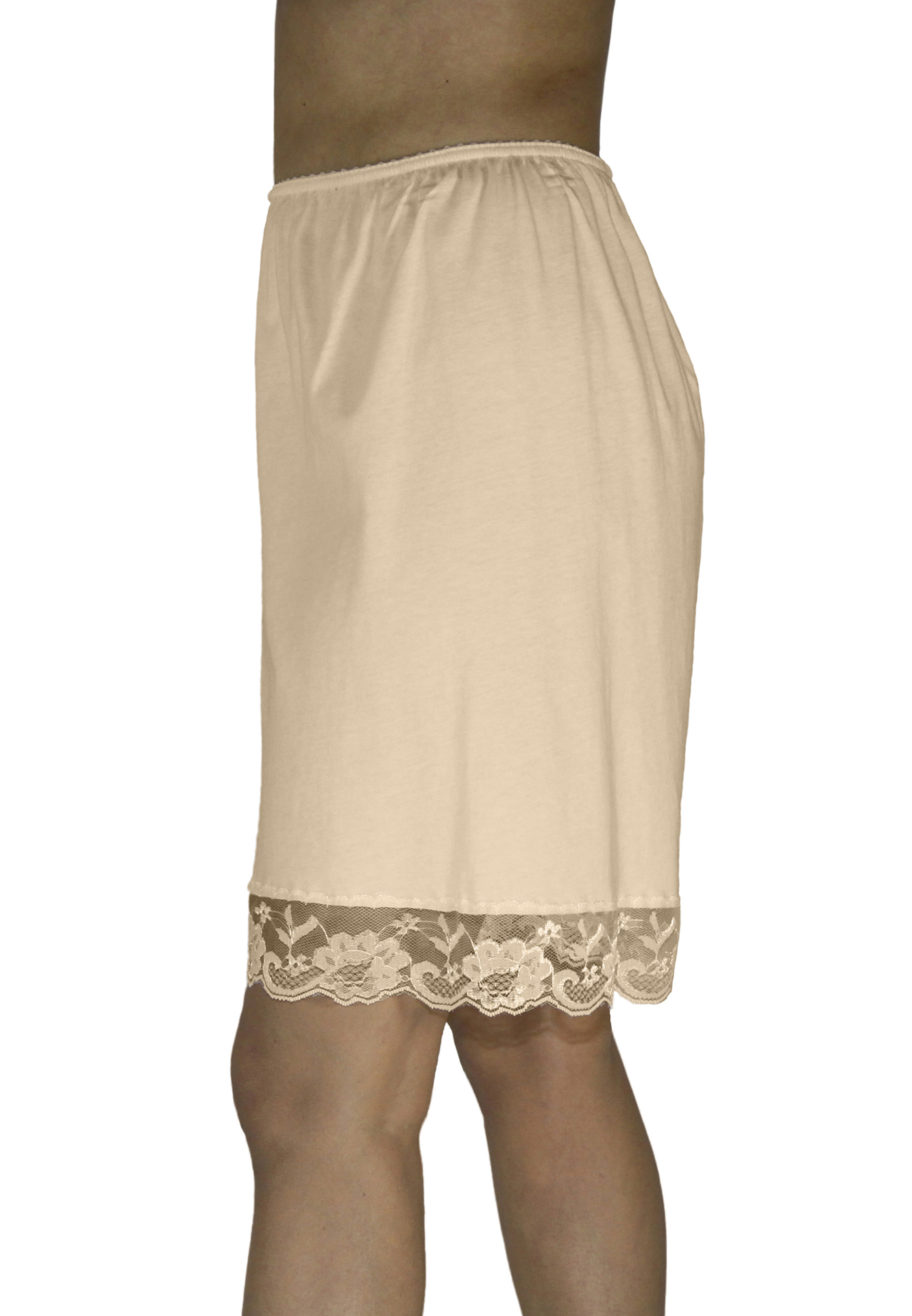 3 Pack Women's Half Slip Shorts for Under Dresses Pettipants Half Slip  Culotte Shorts Split Skirt