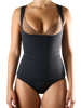 Underworks Black Lady Firm Control Open-Bust Shapewear Tank Top