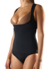 Underworks Womens Black Firm Control Open-Bust Tank Shapewear