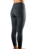 Underworks Grey Vulvar Varicosity Support Leggings - Mid-Rise Yoga Pants