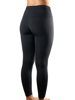 Underworks Black Vulvar Varicosity Support Leggings - Yoga Pants